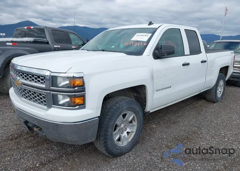 2014 Chevrolet Silverado 1500 1Lt из США, поврежденный, VIN 1GCVKREH8EZ203885